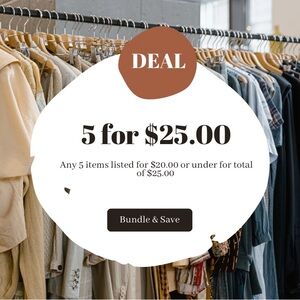 Clothing Bundle Deal - 5 for $25